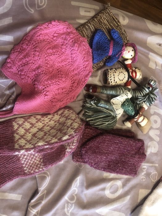 вʼязані речі та мотанки