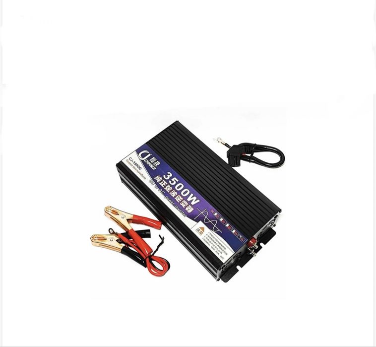 Інвертор чистий синус 12V 220v 3500W 2600W перетворювач напруги