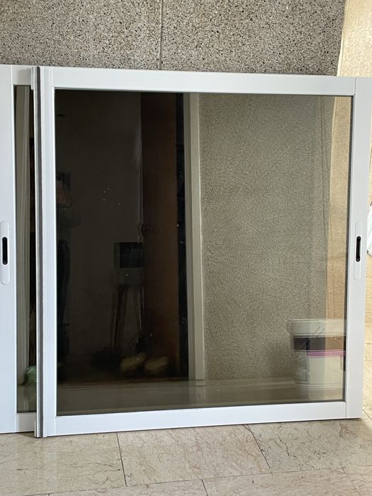 Janela aluminio + moldura/aro