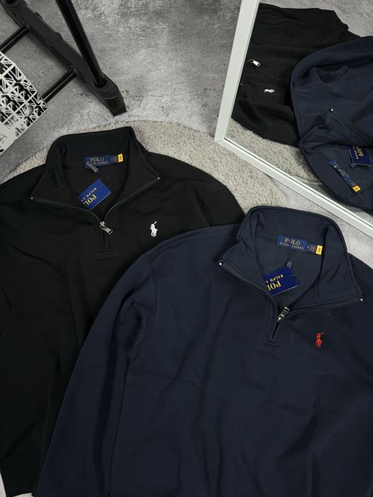 Полузамок Polo ralph lauren / 1/3 Zip поло ральф лаурен / кофта поло / S,M,L,XL