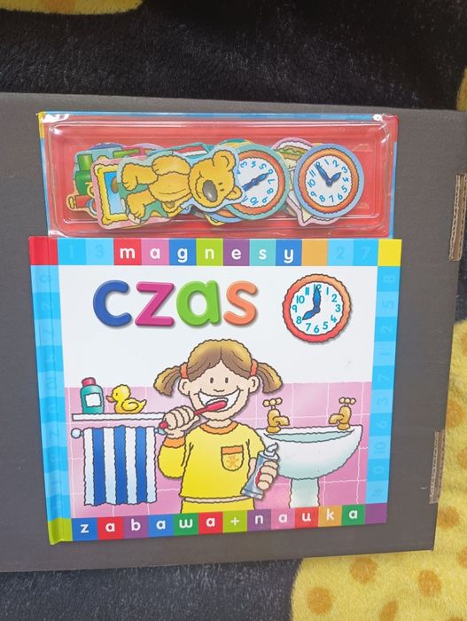 Książka magnetyczna nauka Czasu i zegara