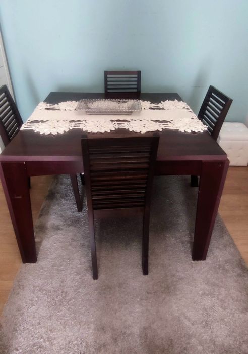 Mesa jantar + 4 cadeiras