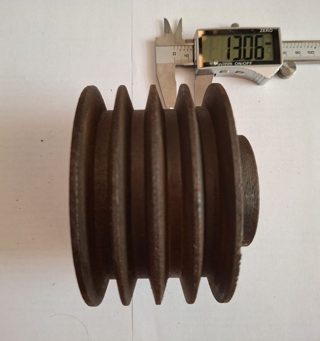 Koło pasowe czteropasowe, średnica fi 112mm, otwór fi32mm