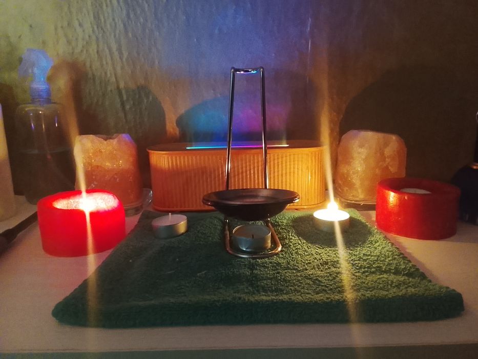 Depilação e massagem relaxante