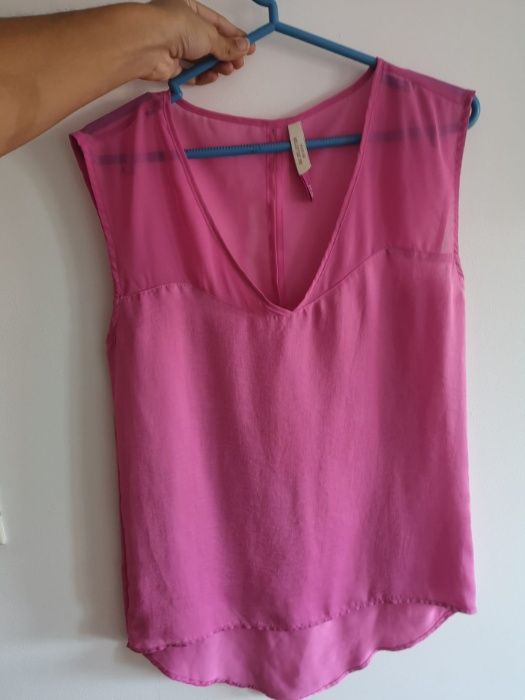 Blusa cor de rosa