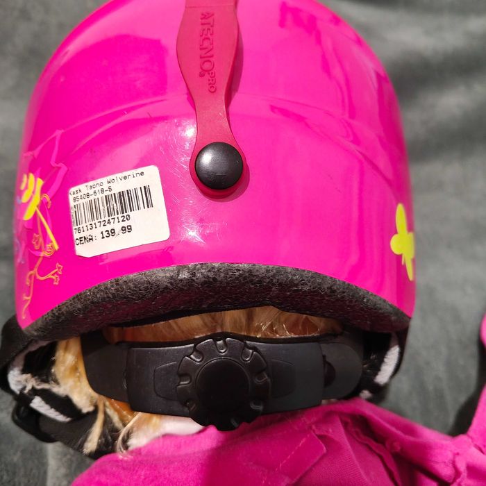 Kask narciarski dla dziewczynki