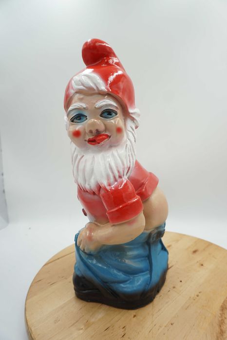 FIGURA OGRODOWA krasnal z brodą