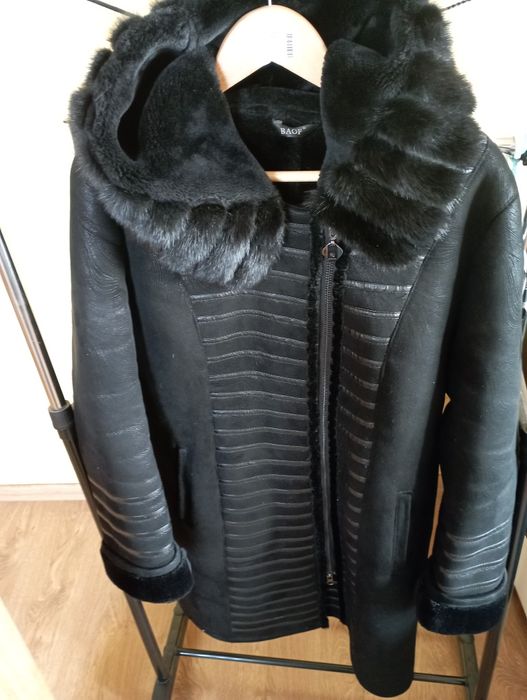 Дублянка жіноча із вставками норки