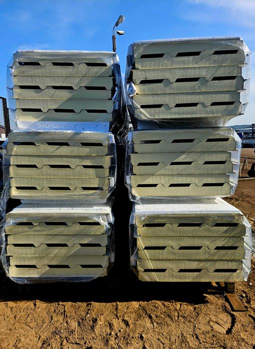 100 dachowa płyta warstwowa plyta obornicka dach konstrukcja Nowa 6,7m