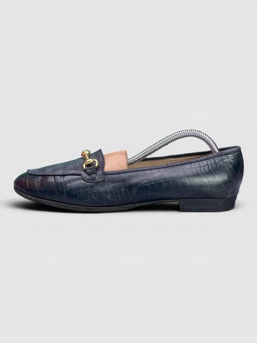 Mokasyny Bally Leather Loafers Czarny Rozmiar 41