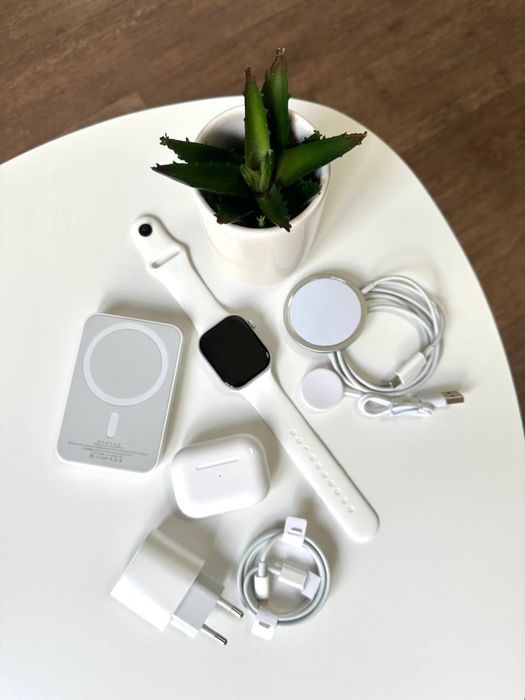 Мега набір Apple аксесуарів Mega Box 6в1 | Хороший набір для подарунку