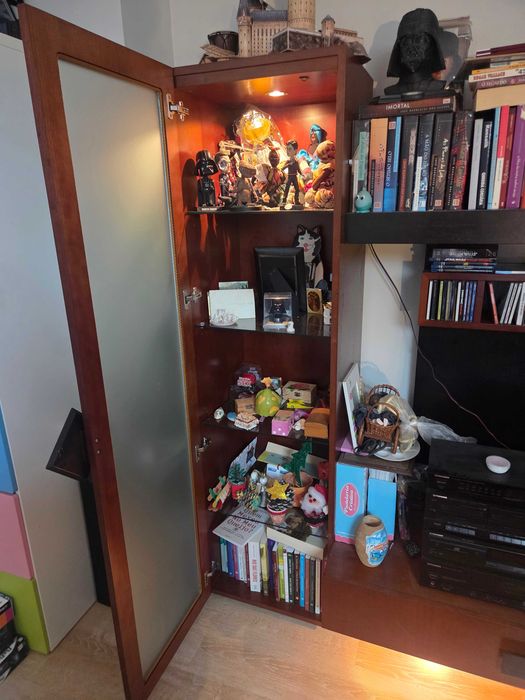 Móveis para Sala Estar/Jantar Nogueira e Wengé