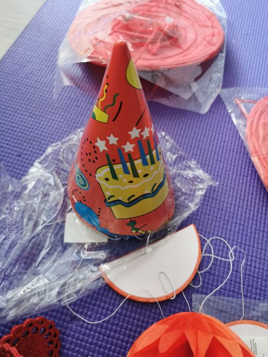 Набір декору до свята Ковпачки на день народження