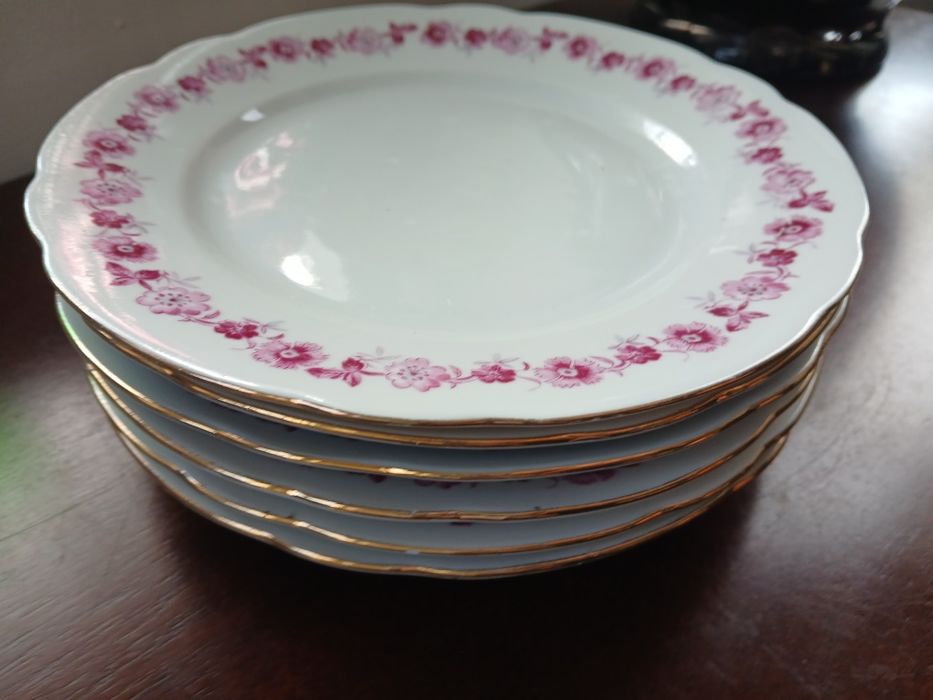 Talerze śniadaniowe 19 cm Weisswasser 6 sztuk komplet