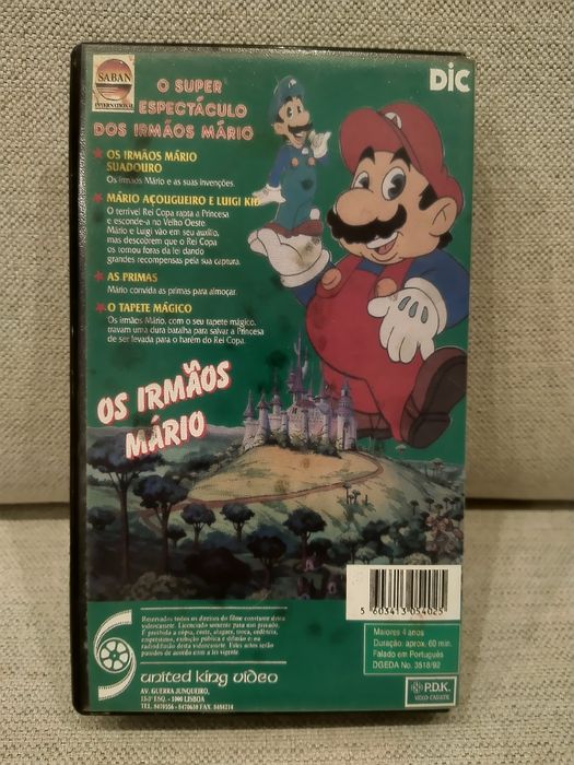 Antiga VHS The Super Mario Bros Super Show
