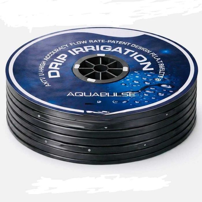 Крапельна стрічка емітерна DRIP IRRIGATION Aquapulse, 1000 м