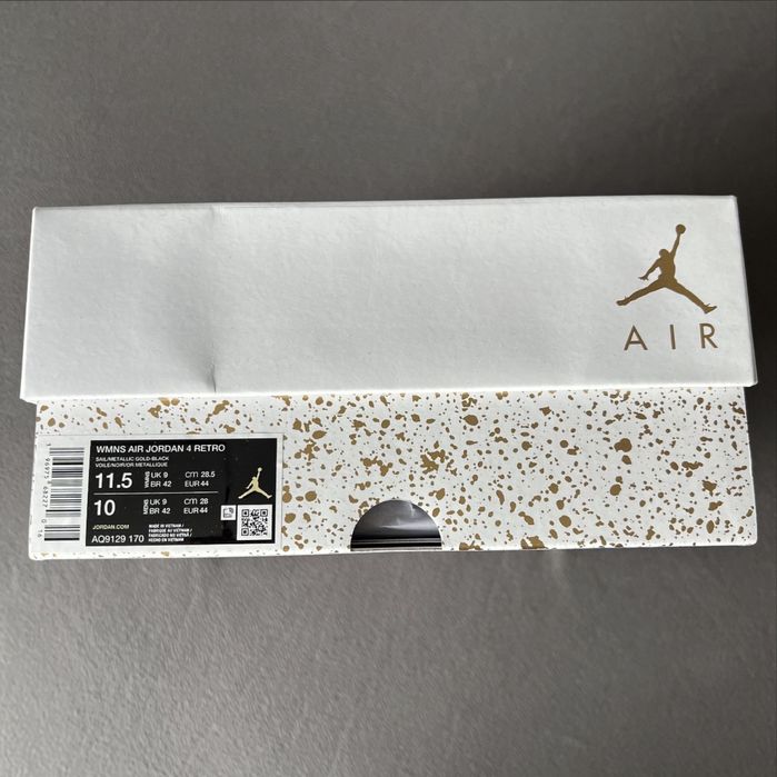 Jordan 4 Sail Metallic Gold rozmiar 44