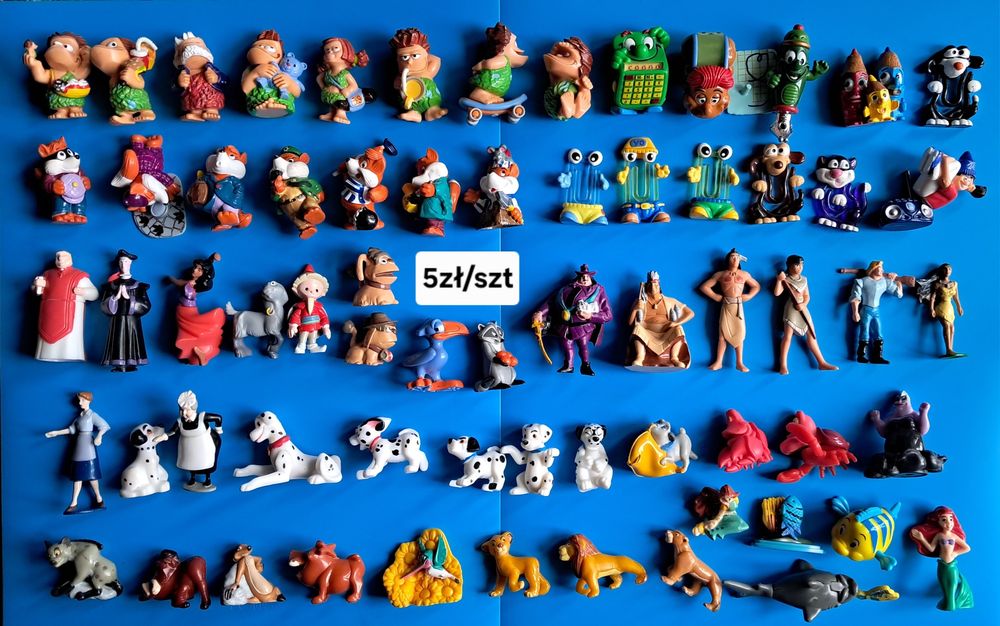 Figurki z kinder niespodzianek