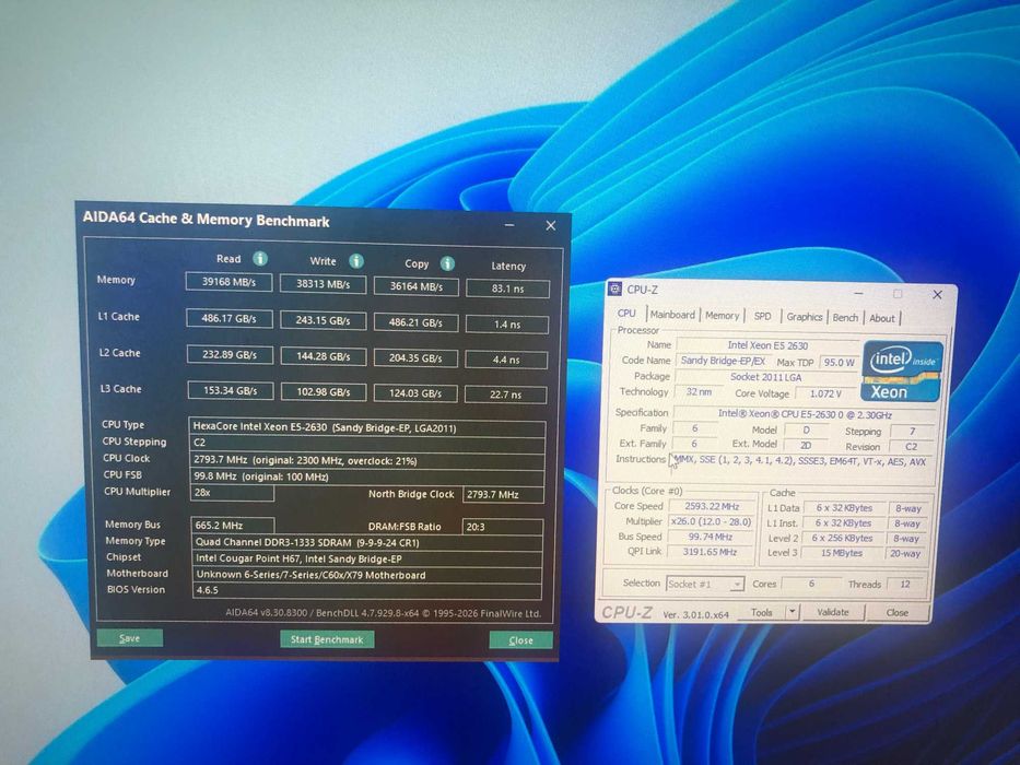 Комплект x79+ 16 gb+ xeon e5 2630