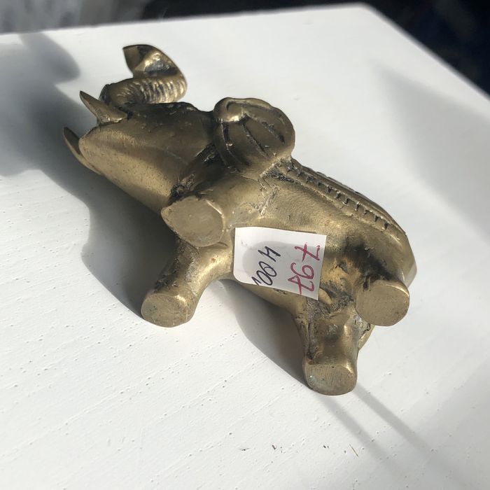 Статуетка слон бронза