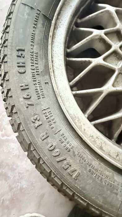 Jantes 13 BBS x4 com pneus