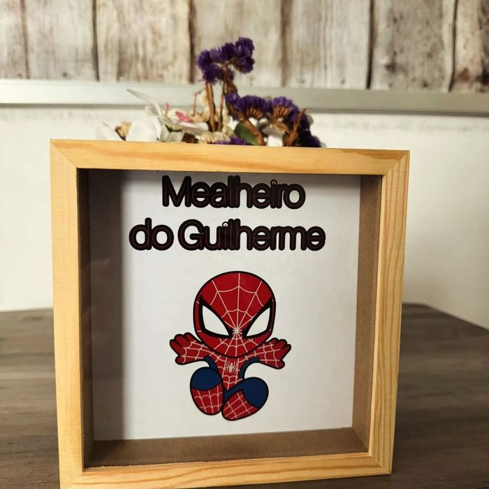Dia do Pai/ Páscoa Mealheiro de madeira - personalizado a gosto
