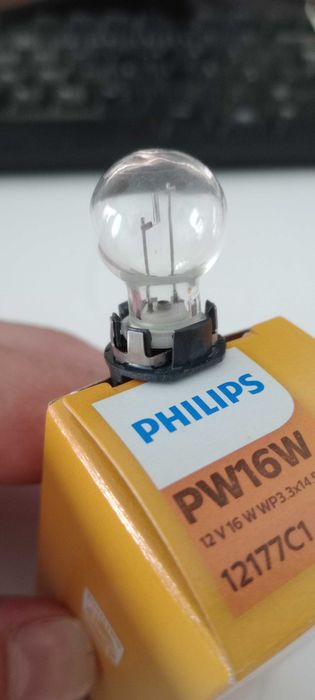 PW16W Philips 12177C1 lâmpada halogéneo