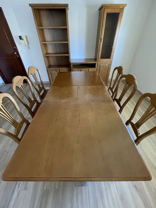 Mobília completa sala em madeira