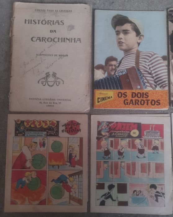 Livrinhos antigos Pagem, Condor, Ídolos do Desporto, Cinema  etc