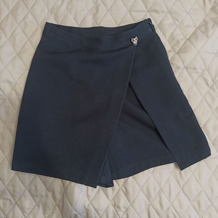 Сині шкільні шорти-спідниця Colabear для дівчинки на зріст 130 см