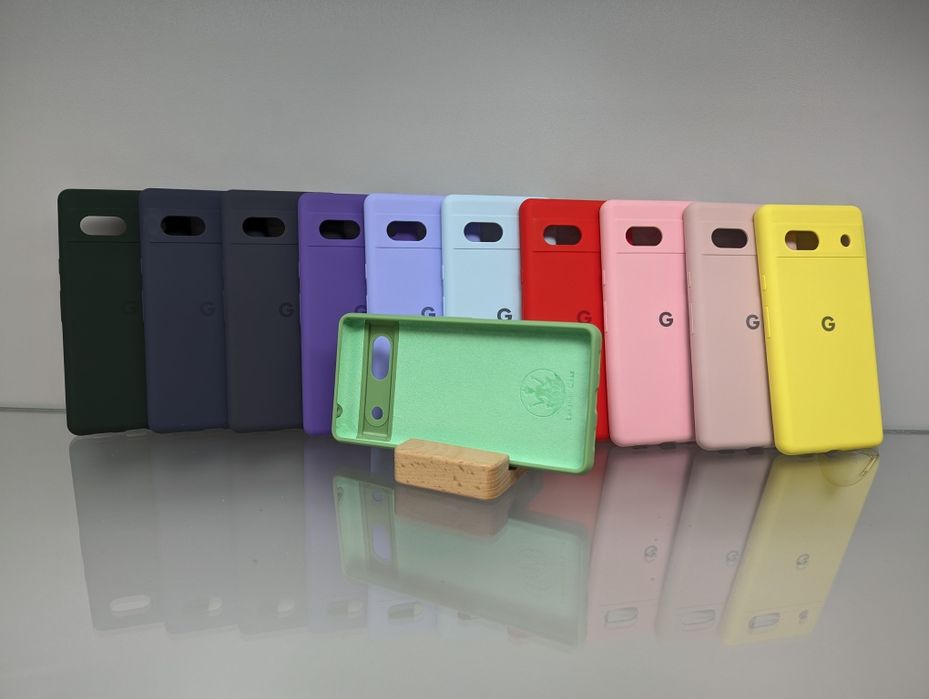 Google Pixel 7A Противоударный чехол з логотипом софт тач Чохол