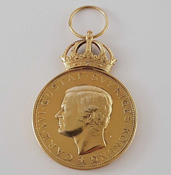 Medal - Carl XVI Gustaf Sveriges Konung - srebro złocone