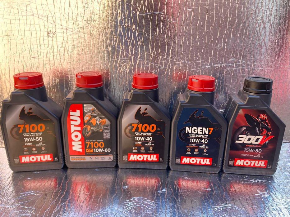 Мастило для мото Motul 7100 4T 10w40/Motul NGEN 7/Motul 300V 15w50