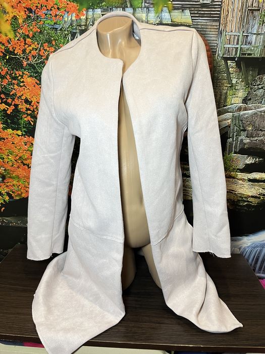 Кардиган зі штучної замші.