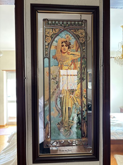 4 Quadros médios de parede em espelho