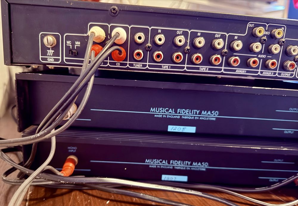Conjunto Hi-Fi Vintage: Musical Fidelity + Rotel + Technics + Pioneer