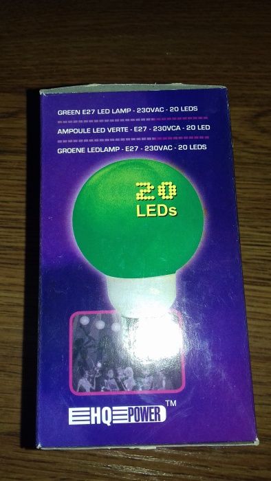 Żarówka LED E-27 230V 1W oszczędna
