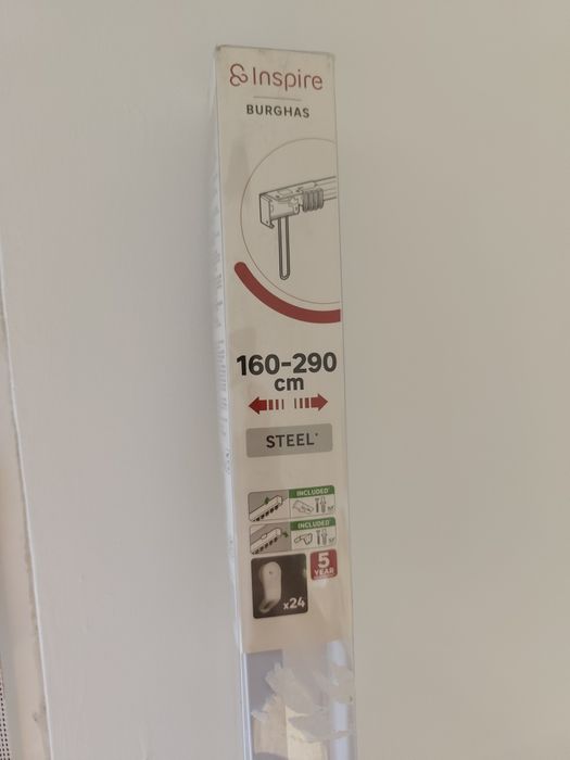 Varão 160 até 290cm novo