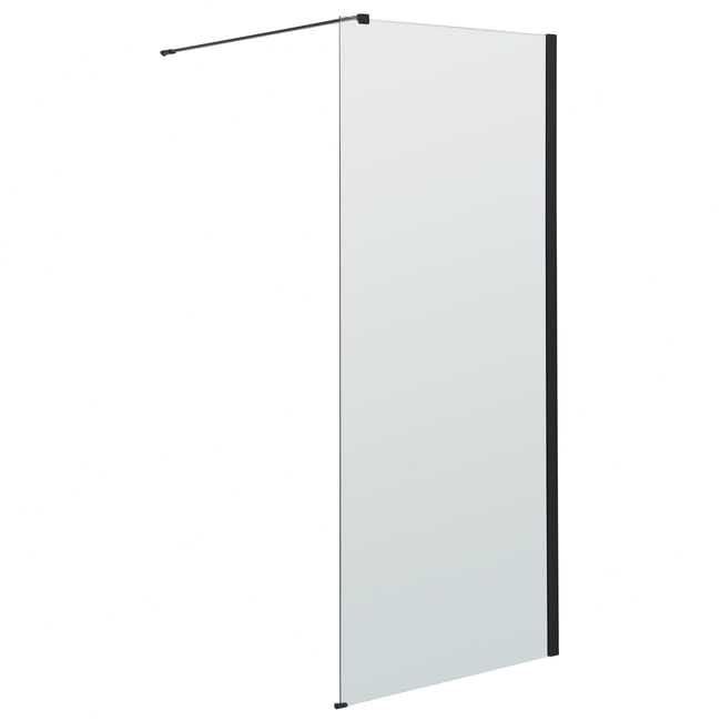 Kabina Walk-in Remix 90x200 transparentna profil czarny Sensea