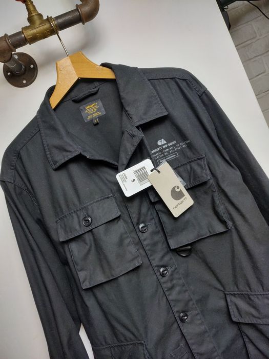 CARHARTT__bluza / koszula (S / M) utility workwear military USA / czarna
