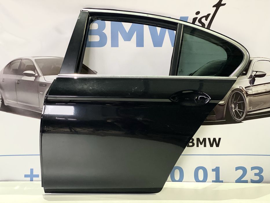BMW F10 Задня Ліва Дверь 668 Schwarz 2  F10 Седан Чорні Двері f10