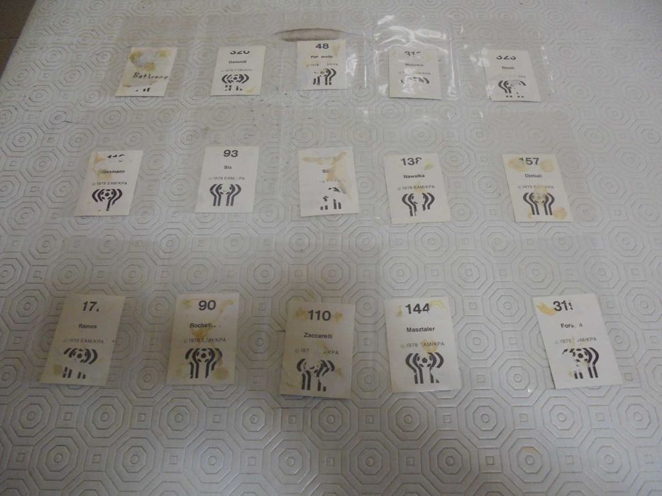 Cromos do Mundial de Futebol 78 na Argentina