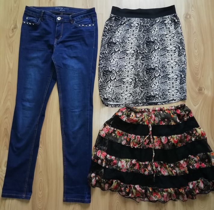 mega paka, zestaw ubrań damskich rozm 38/40 M/L na każdą porę roku