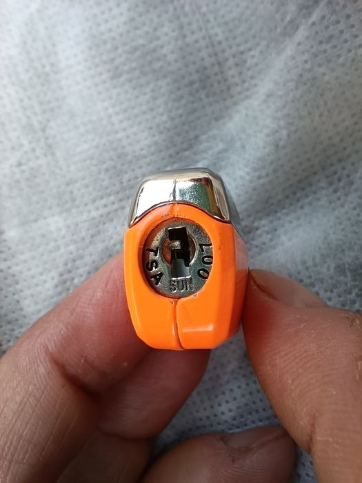 Kłódka do walizki z TSA Go Travel 4 cm, 2 sztuki, pomarańcz