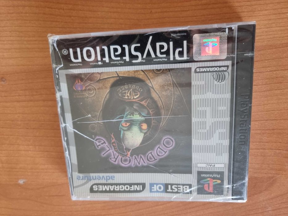 Oddworld Abe's Oddysee - Novo e selado PS1 Playstation 1