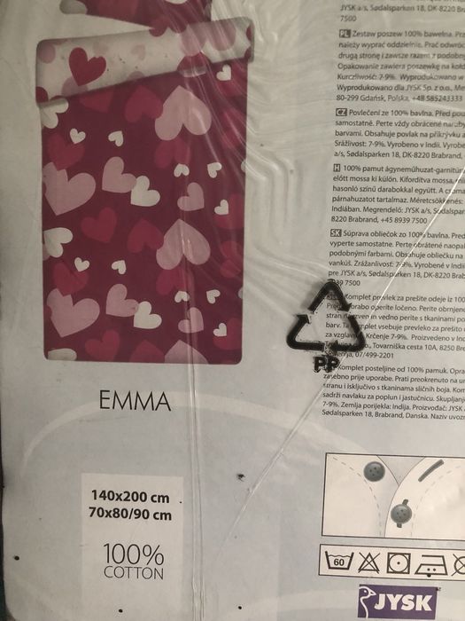 Pościel z bawełny - 3 komplety