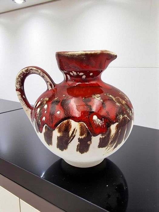 Dzbanek ceramiczny West Germany, lata 60.–70.