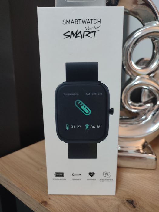NOWY, czarny  Smartwatch Vector VCTR-31-01