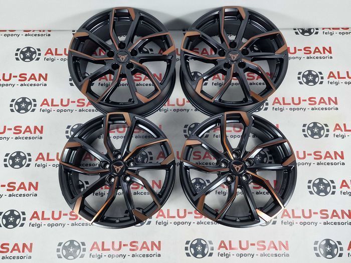 Nowe alufelgi 18" CUPRA Formentor Terramar Ateca Czarne Miedziane