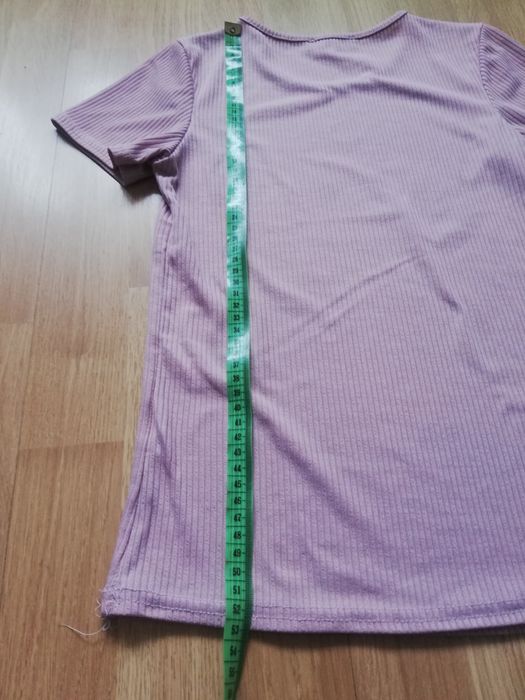 Różowa prążkowana bluzka Select XS 34